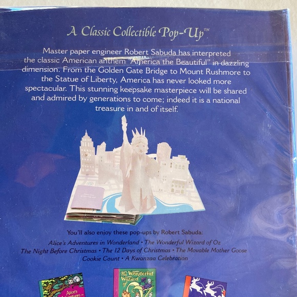 America the Beautiful First Edition pop-up book by Robert Sabuda. - Picture 3 of 5